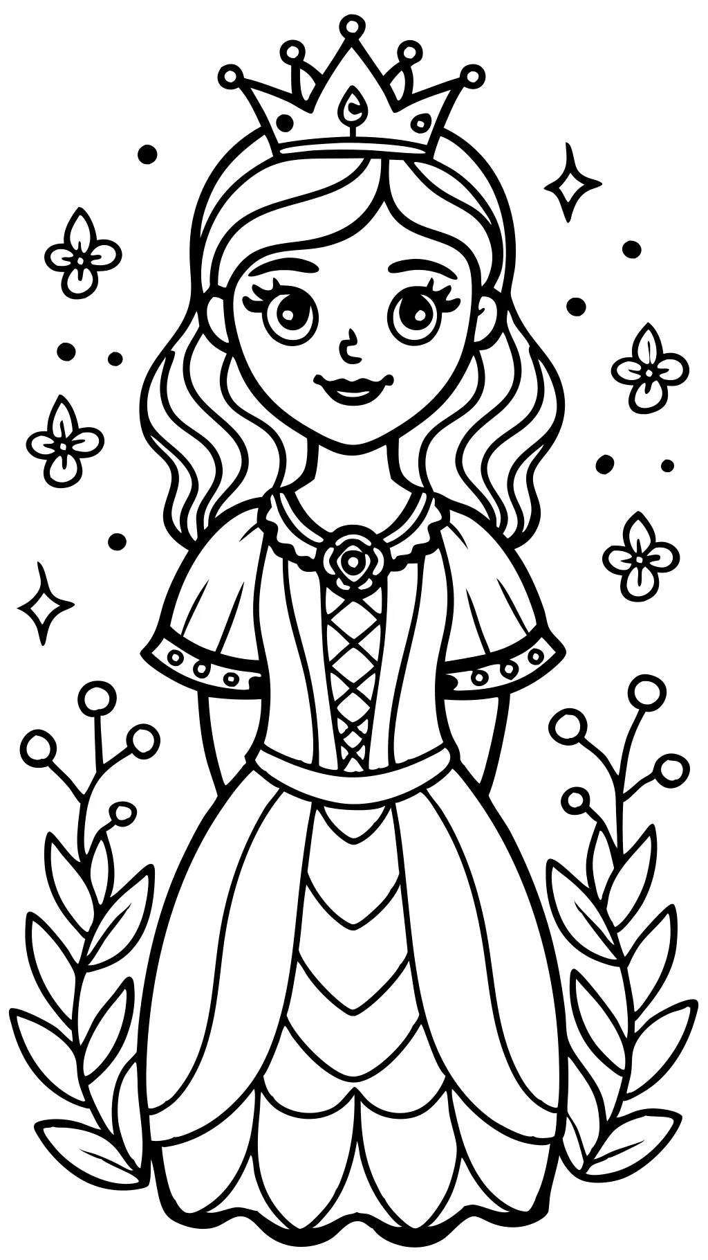 descendants red coloring pages